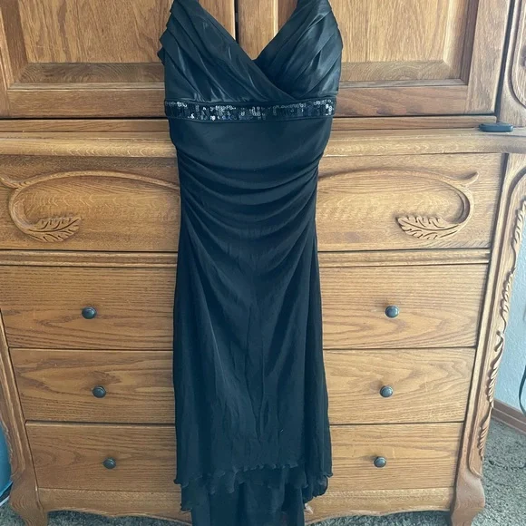 jil sander black dress Long Thick Strap Formal Mother Of The Bride Dress  The Dress Outlet
